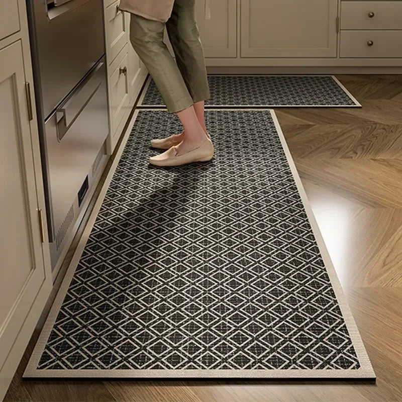 Kitchen Floor Mat Absorbent Non-slip Carpet Diatom Mud Long Foot Mats Minimalist Style Home Decoration Rug for Bathroom 주방 카펫