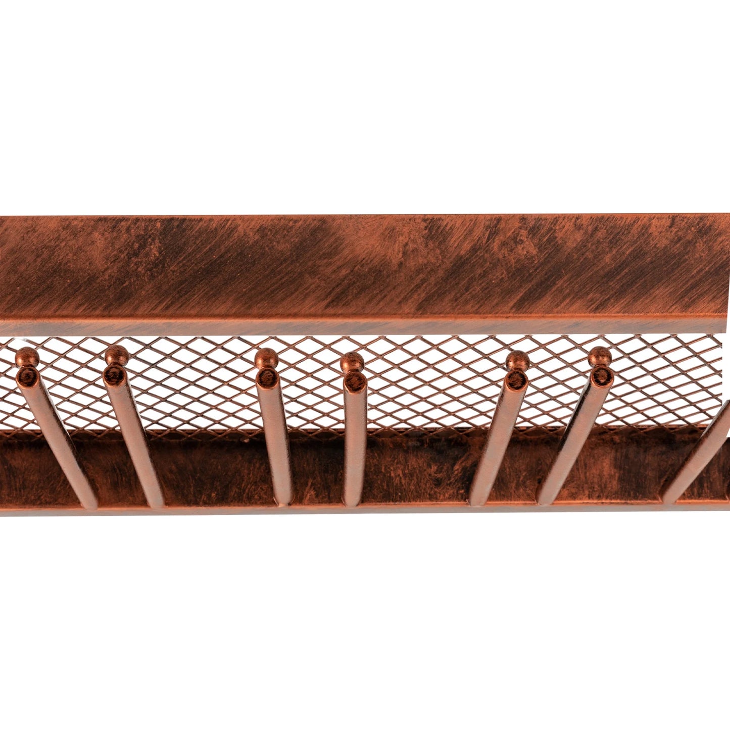 Industrial Vintage Bar Floating Shelf，Ceiling Mount Iron Wine Rack，Glass Hanging Holder Stemware Storage Organizer