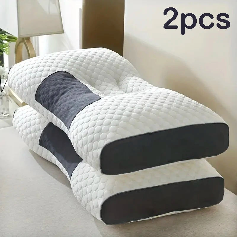 Ergonomic Bamboo Fiber Neck Pillow For Deep Sleep Support