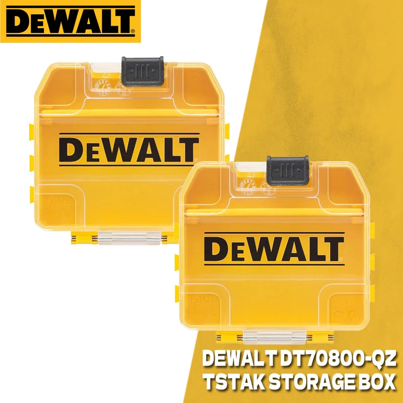 DEWALT TSTAK Tough Storage Case Screwdriver Bit Parts Storage Box DT70800 DT70801 DT70803 DWAN2190 DT70839 DT70716