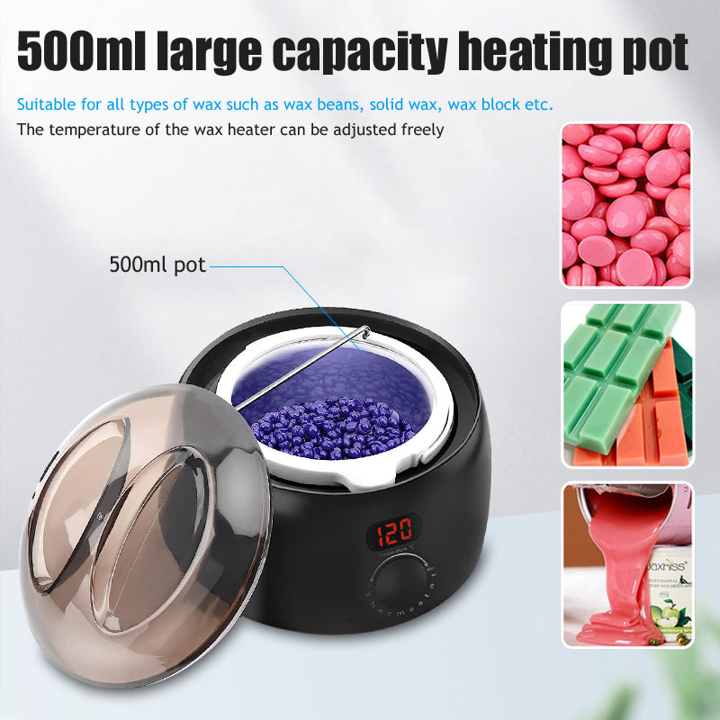200ML/500ML Wax Heater Warmer Wax Machine for Hair Removal Depilation Wax Dipping Epilator Paraffin Pot Waxing Machine