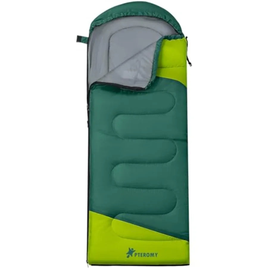 Sleeping Bags for Adults Lightweight and Machine Washable Water Resistant Backpacking Camping Sleeping Bag for Warm Cold Weathe