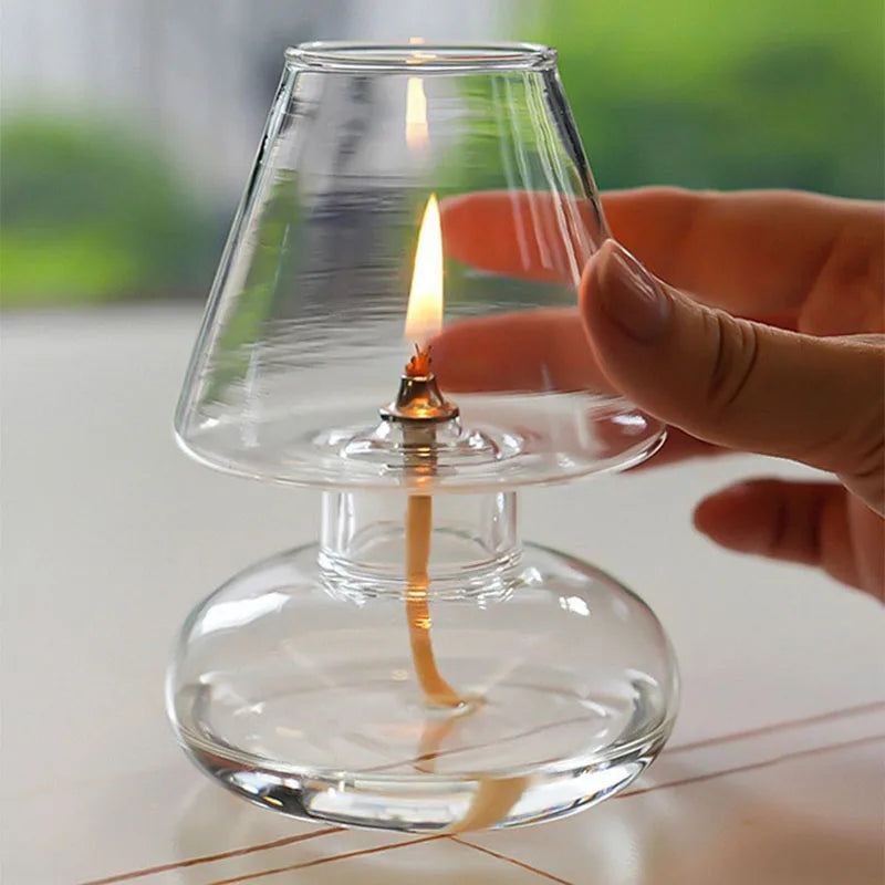 Modern Glass Oil Lamp Wedding Reception Centerpiece Table Decor