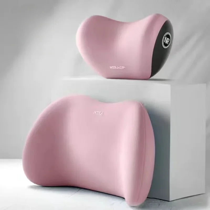 Universal Automotive seat cushion all season universal Ergonomic Memory Foam Car Seat Cushion-lumbar cushion or headrest or set