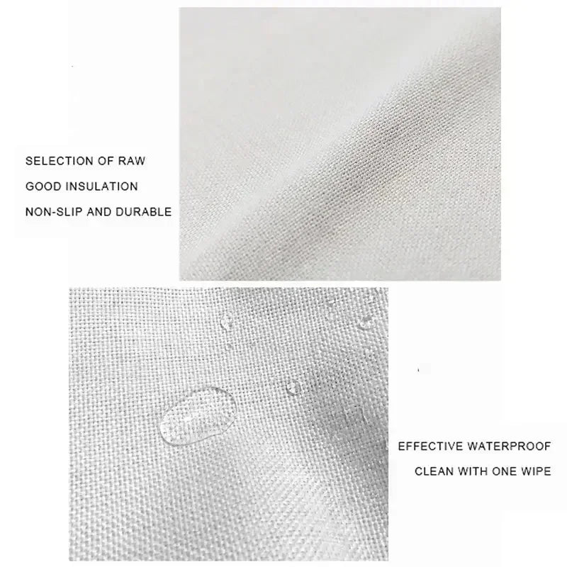 Light Luxury Geometric Table Runner Placemats Set Waterproof