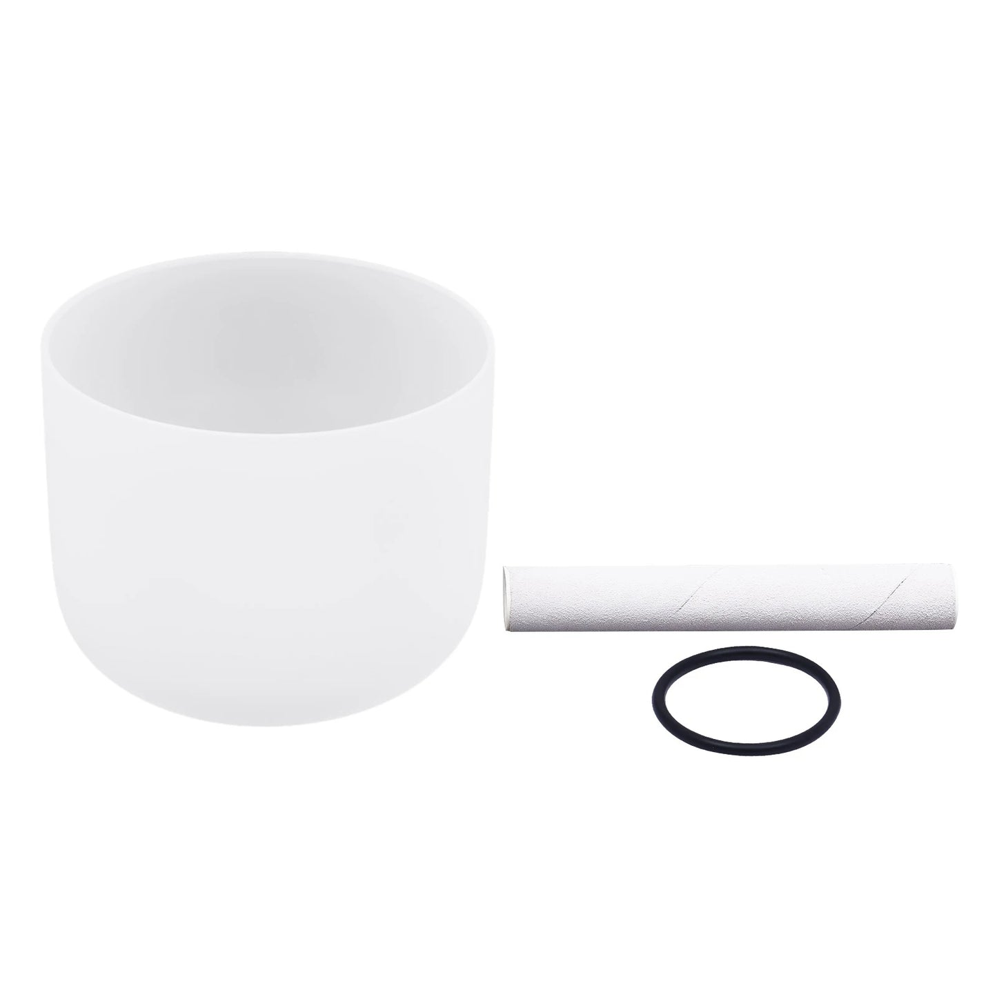 Quartz Singing Bowl for Sound Healing, 432Hz Meditation Bowl with Pure Tone for Chakra Balancing, Yoga & Stress Relief