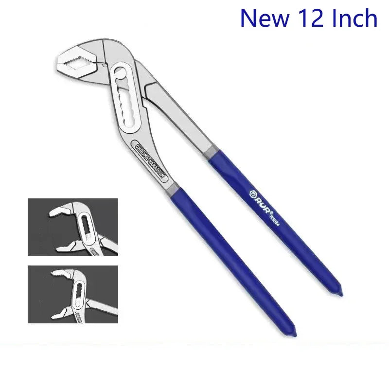 Universal Adjustable Pipe Wrenches Large Opening Pliers for 8/10/12 Inch Water Pump Pliers Bathroom Wrench Plumbing Pipe Wrench