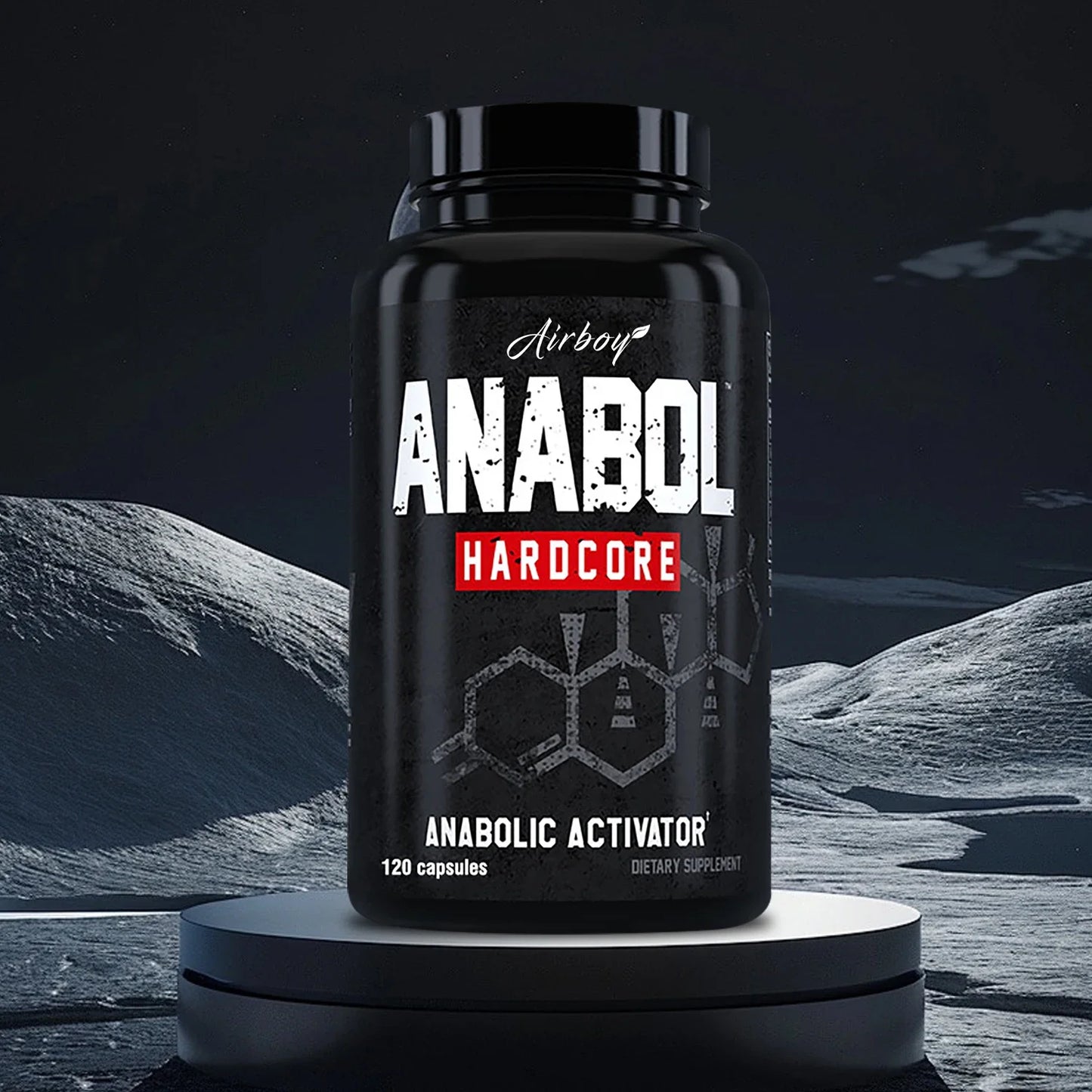 ANABOLIC - Muscle Growth Supplements for Men To Build Lean, Dense, High - 120 Capsules