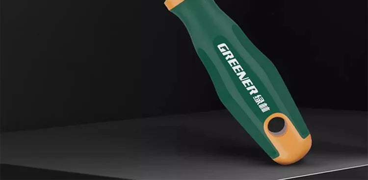 GREENERY Insulated Electrician Screwdriver Current-Isolate Phillips Flat Driver Magnetic Slotted Cross Screwdrivers for Repair