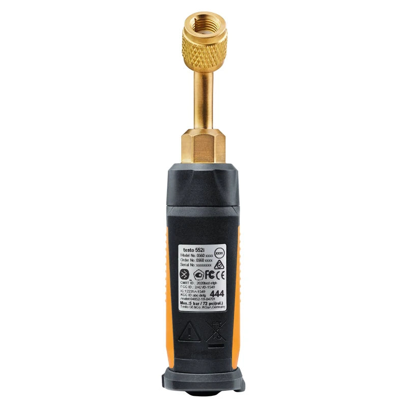 Testo 552 Digital Vacuum Gauge Testo 552i Smartphone App Controlled Wireless Air Conditioning Refrigeration Systems Vacuum Probe