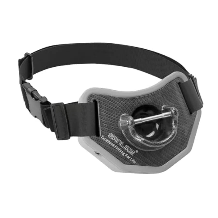 Fishing Belt Rod Holder, Adjustable Fishing Fighting Waist Belt with EVA Padded Plastic Material Fishing Belt, 360 Degree Adjus