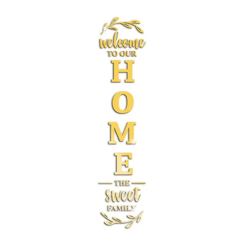 Large 3D Home Mirror Wall Stickers DIY Removable English Letters Family Acrylic Self-adhesive Mirror Wall Decals for Home Decor