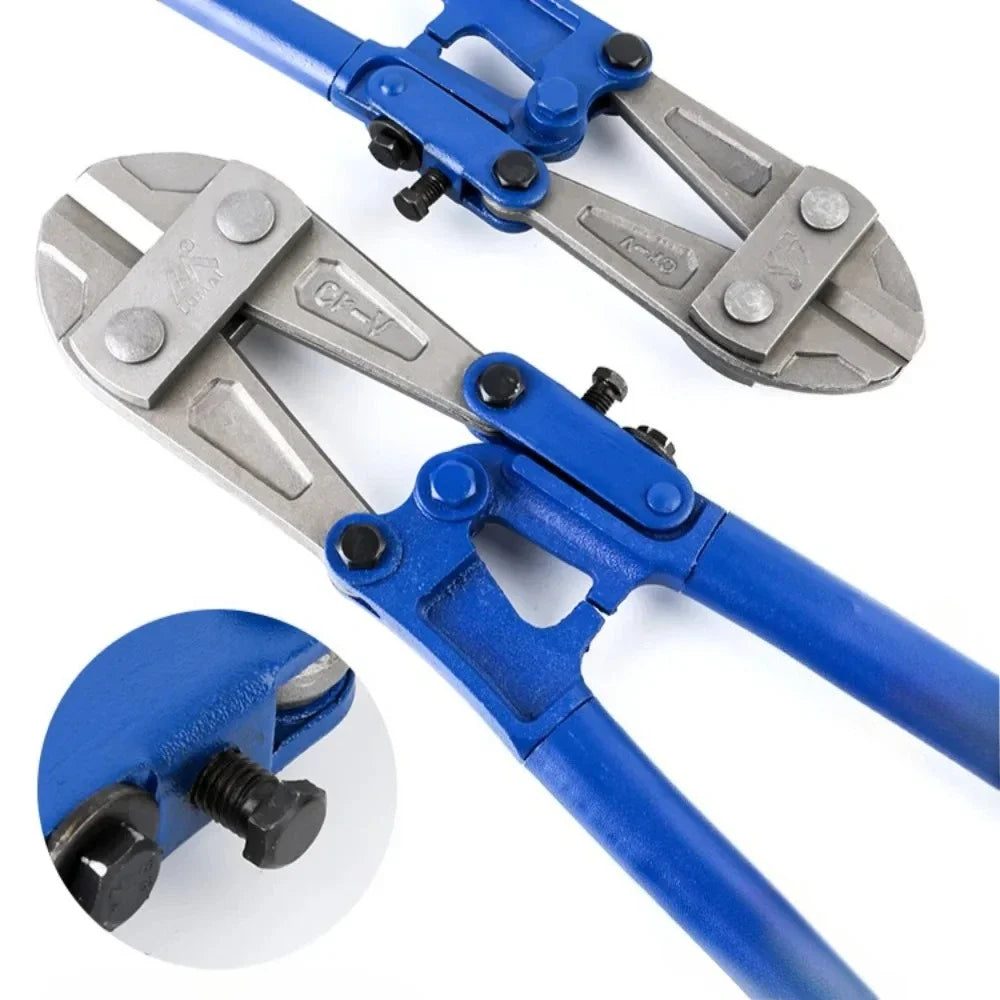 14/18 Inches Bolt Cutters Wire Cutting Pliers Multifunction Flat Nose Cut Steel Cables Clippers Heavy Duty Hand Tool