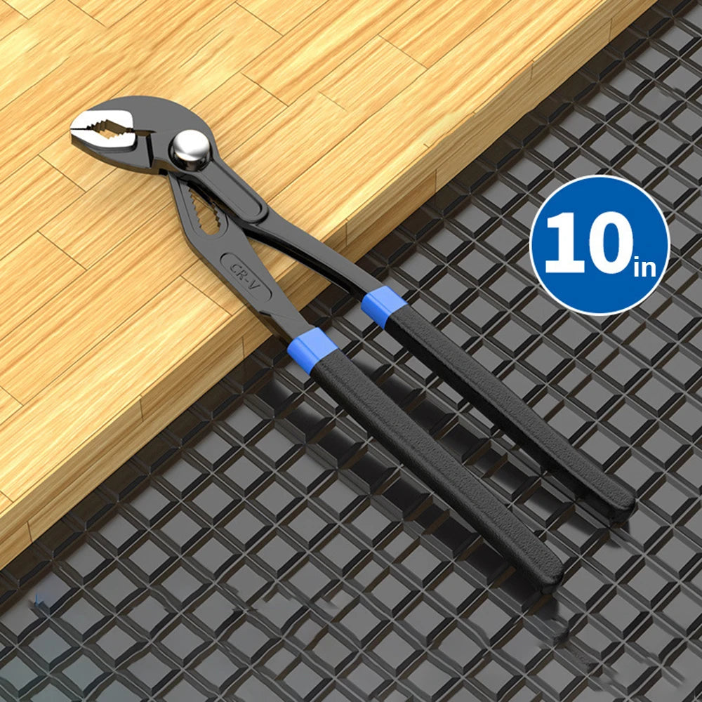 1pc Water pump pliers 7/8//10/12inch adjustable wrench multi-function large opening water pipe pliers household repair tools