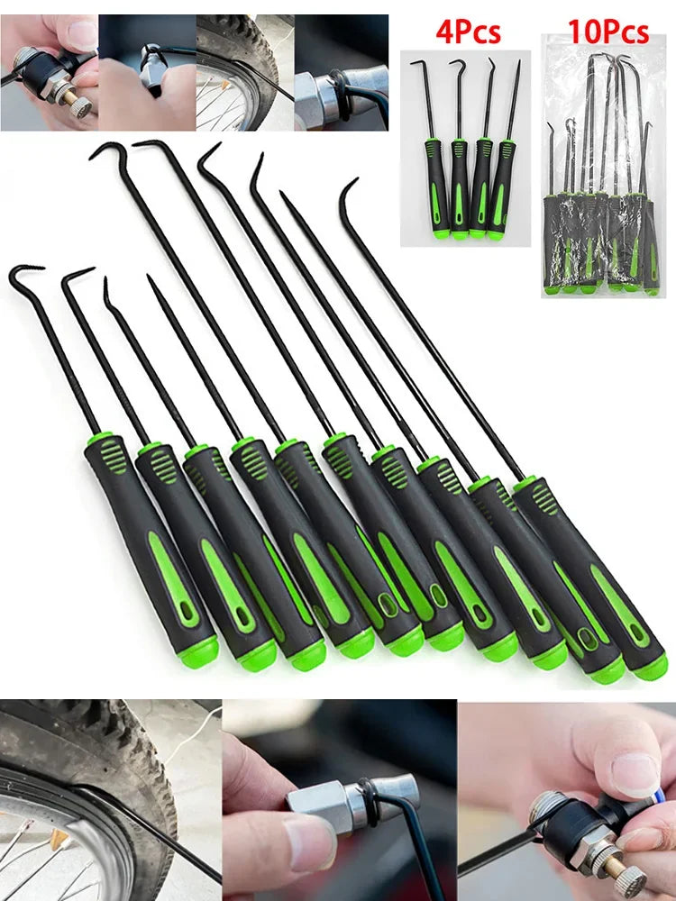 10 12pcs Auto Oil Seal Screwdrivers Set Professional O-Ring Puller Remover Kit Precision Pick and Hook Set for Car Repair