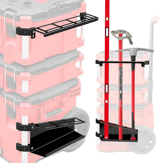 Horizontal Tool Organizer Mount Holder Compatible With Milwaukee Packout Tool Boxes Accessories