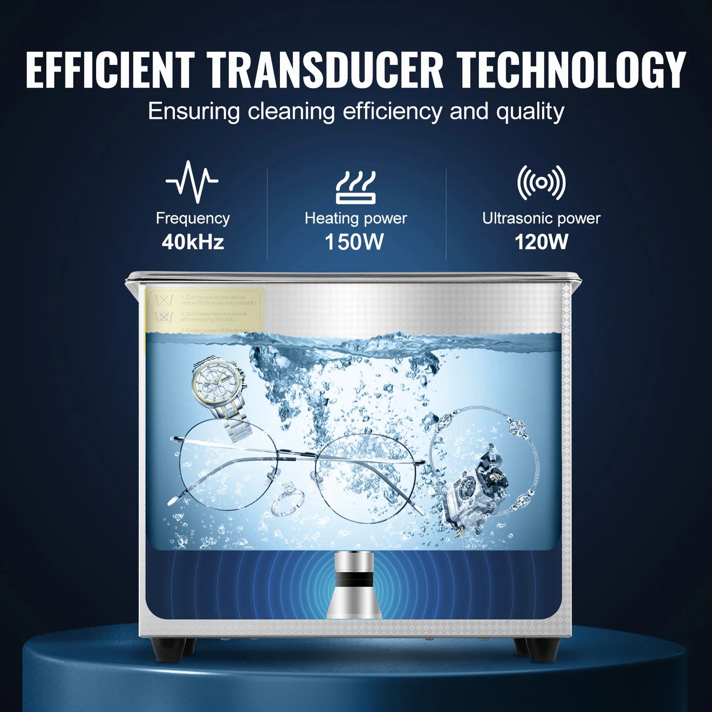 SucceBuy 1.3L 2L 3L 6L 10L 15L 22L 30L Ultrasonic Cleaner Lave-Dishes Portable Heated Washing Machine Ultrasound Home Appliances