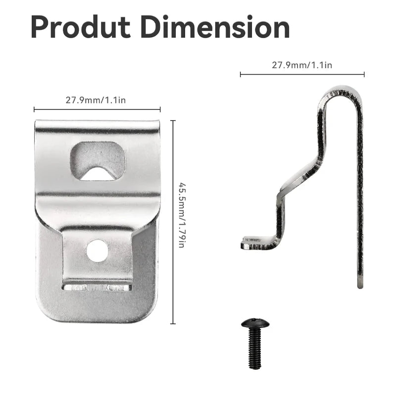 6PCS Belt Clip Hook for Dewalt 20V Drill Driver N268241 N169778 N086039 DCD980 DCD985 Power Tools Accessories