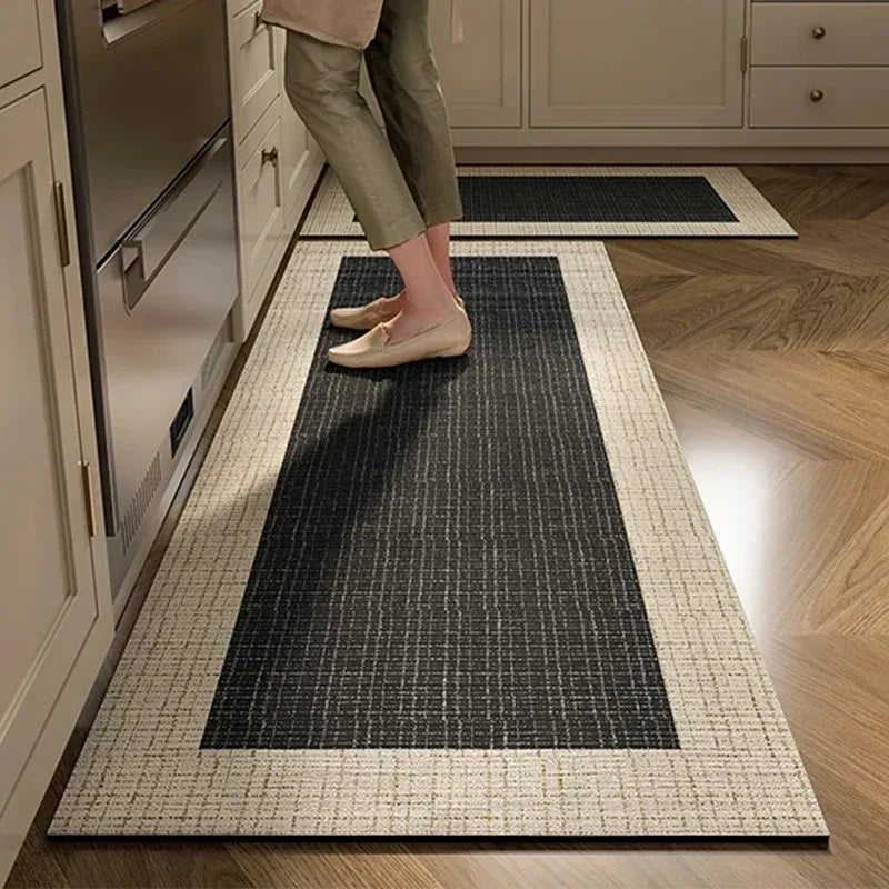 Kitchen Floor Mat Absorbent Non-slip Carpet Diatom Mud Long Foot Mats Minimalist Style Home Decoration Rug for Bathroom 주방 카펫