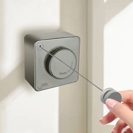 Indoor Retractable Clothesline Wall Mounted For Easy Drying
