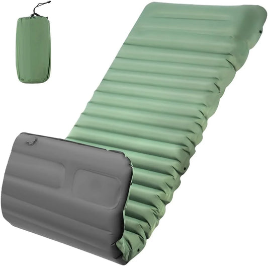 Camping Sleeping Pad Mat Inflatable, Ultralight Compact Camping Mattress, Outdoor Waterproof Sleep Pad for Backpacking Hiking