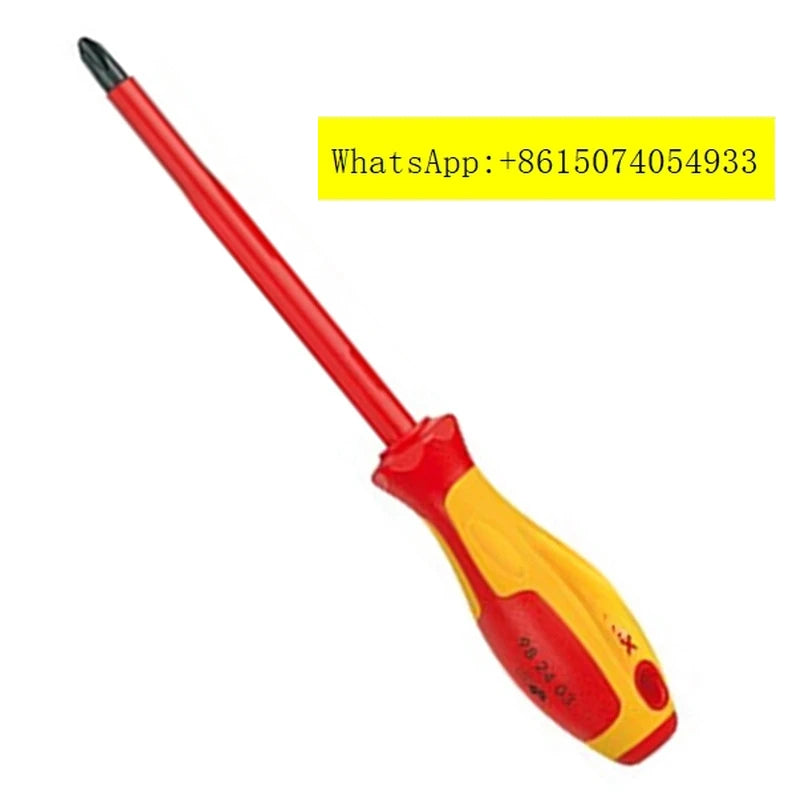 German KNIPEX screwdriver, cross shaped electrician insulated, 98
