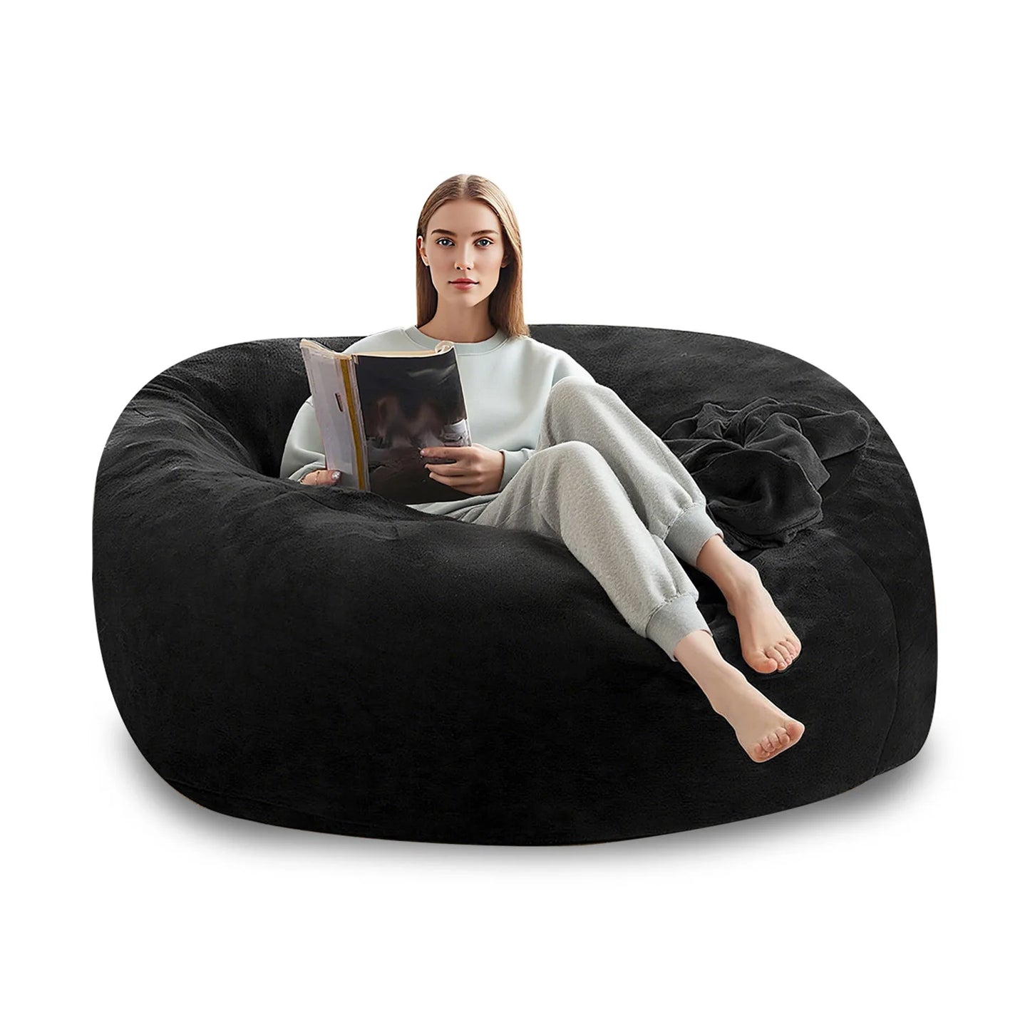 Memory Foam Bean Bag Chair For Superior Plush Comfort