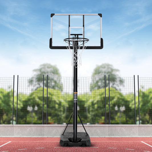 Portable Basketball Hoop System for Outdoor Play and Practice