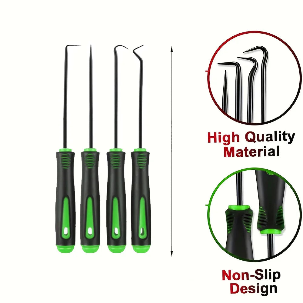 10 12pcs Auto Oil Seal Screwdrivers Set Professional O-Ring Puller Remover Kit Precision Pick and Hook Set for Car Repair
