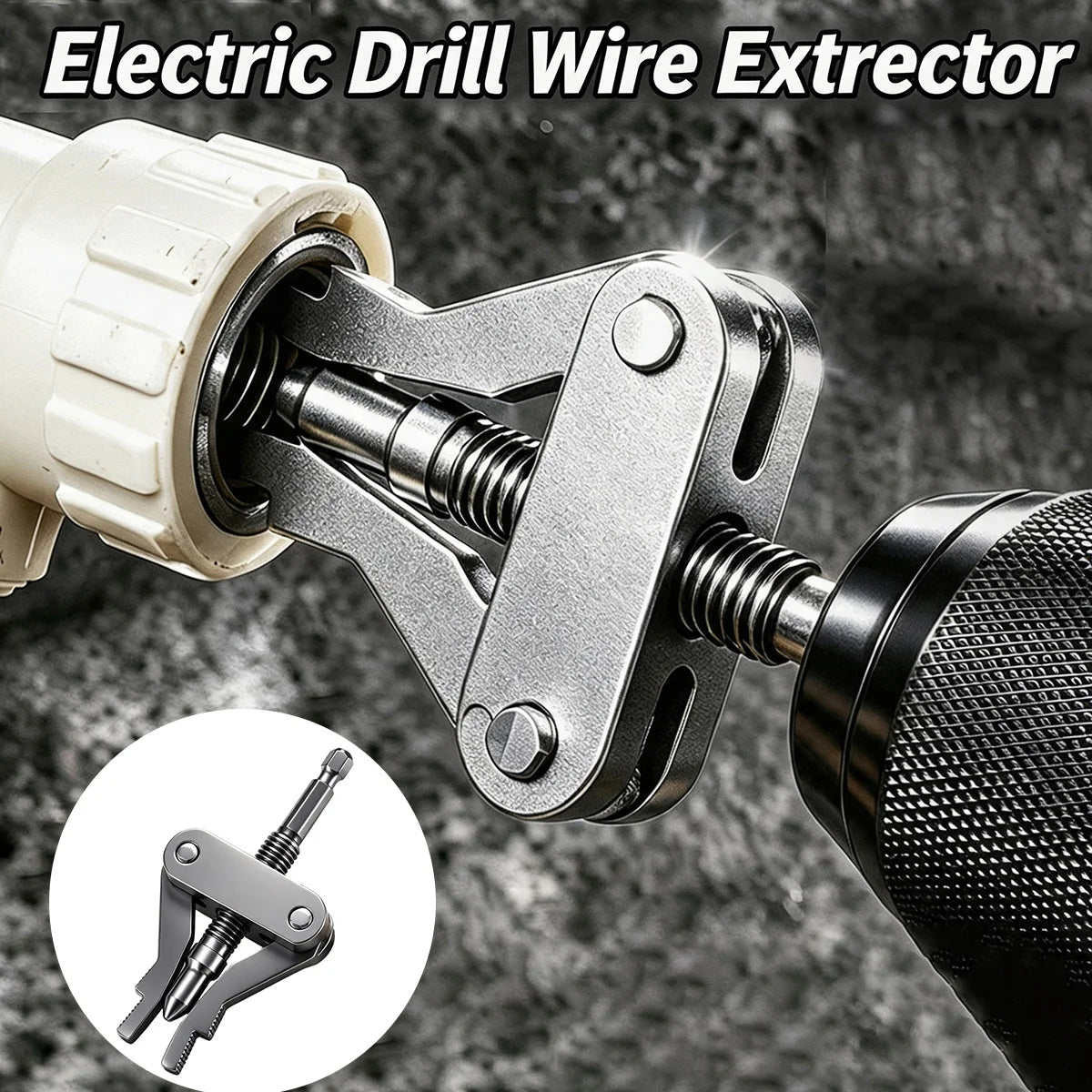 Universal Broken Pipe Extractor Faucet Valve Stuck Insert Remover Hex Shank Drill Powered Plumbing Repair Tool Heavy Duty Kit