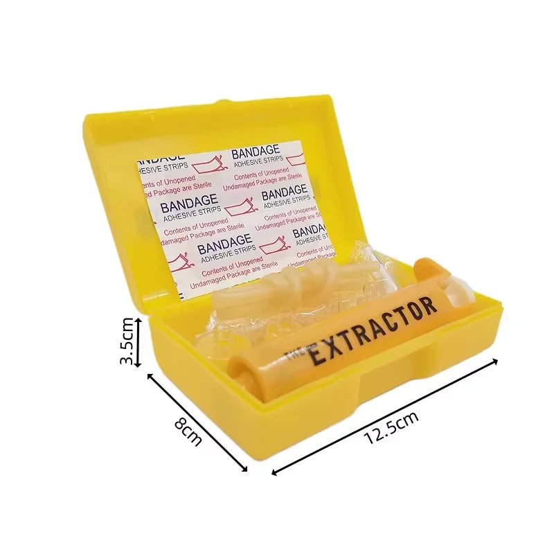 Venom Extractor Outdoors Snake Insect Bite First Aid Kit Outdoor Emergency Survival Vacuum Detox Pump Injury Relief Tools