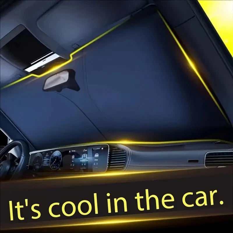 Car Window Sunshade Cover Sun Shade Windshield Visor Protector Windscreen Folding Auto UV Protection Curtain Styling Accessories