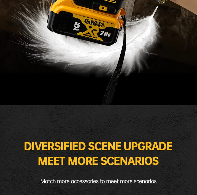 Dewalt DCD796 Compact Cordless Brushless Impact Drill LED Light Powerful Multi-functional Electric Power Tool 20V Battery