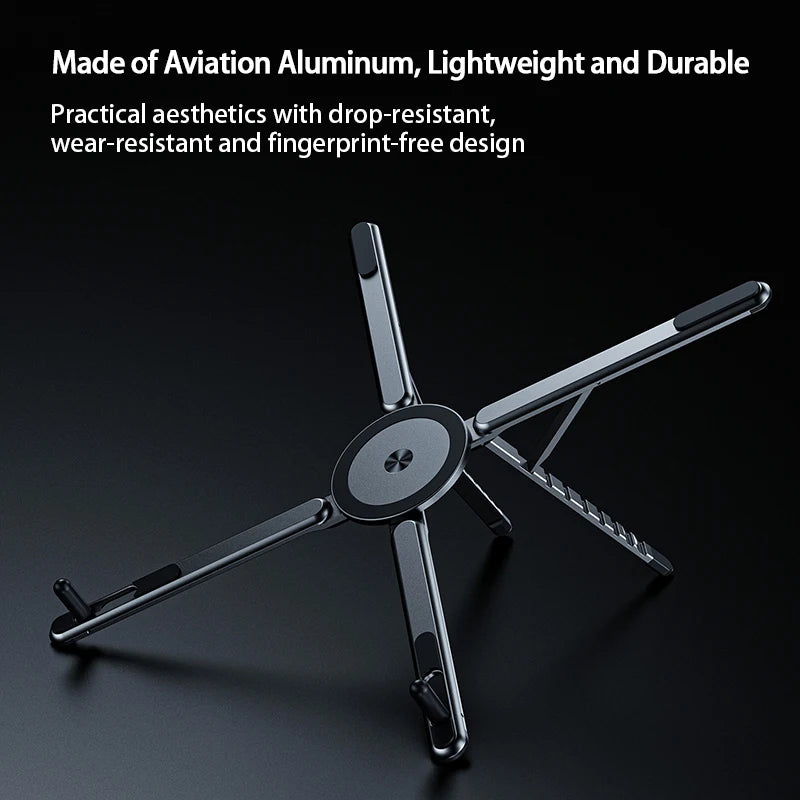 Multifunctional Magnetic Phone Holder Handheld Selfle Stick Foldable Tripod Portable Desk Stand for iPhone ipad Tablet Laptop