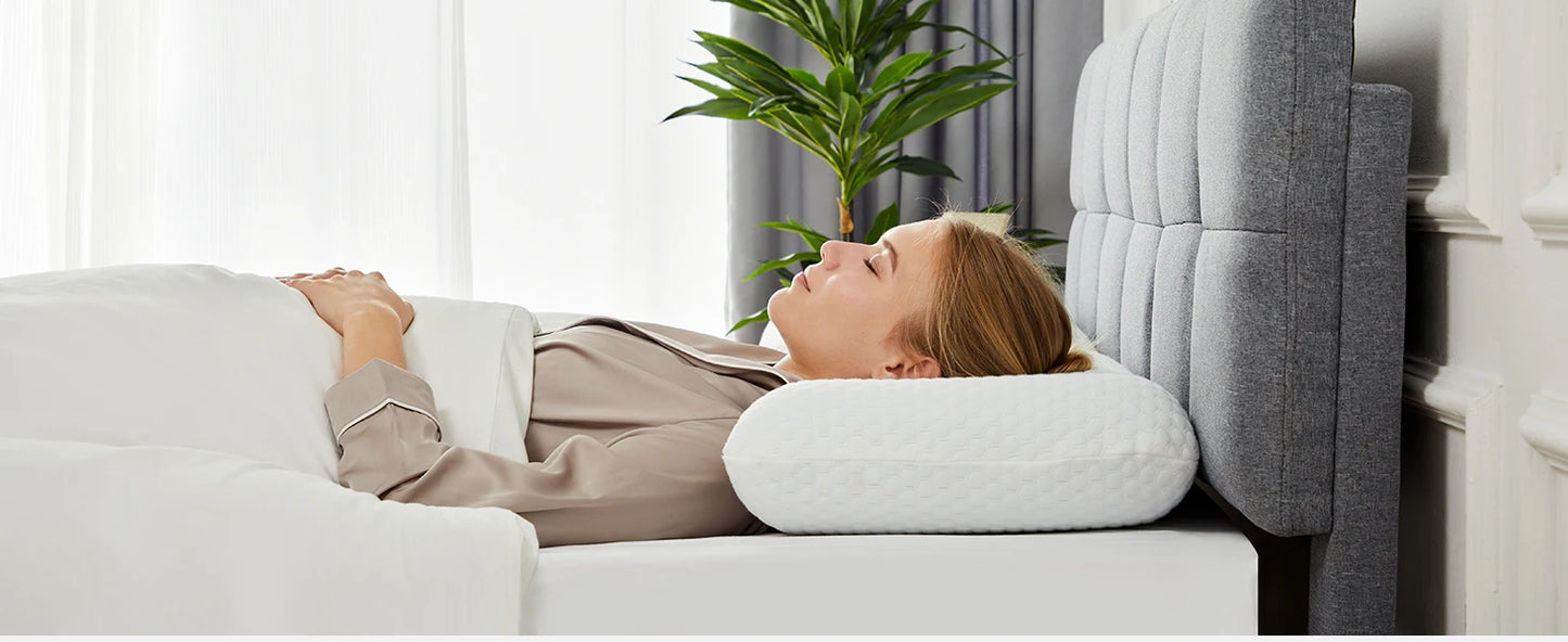 Premium Cooling Memory Foam Pillow With Washable Cover