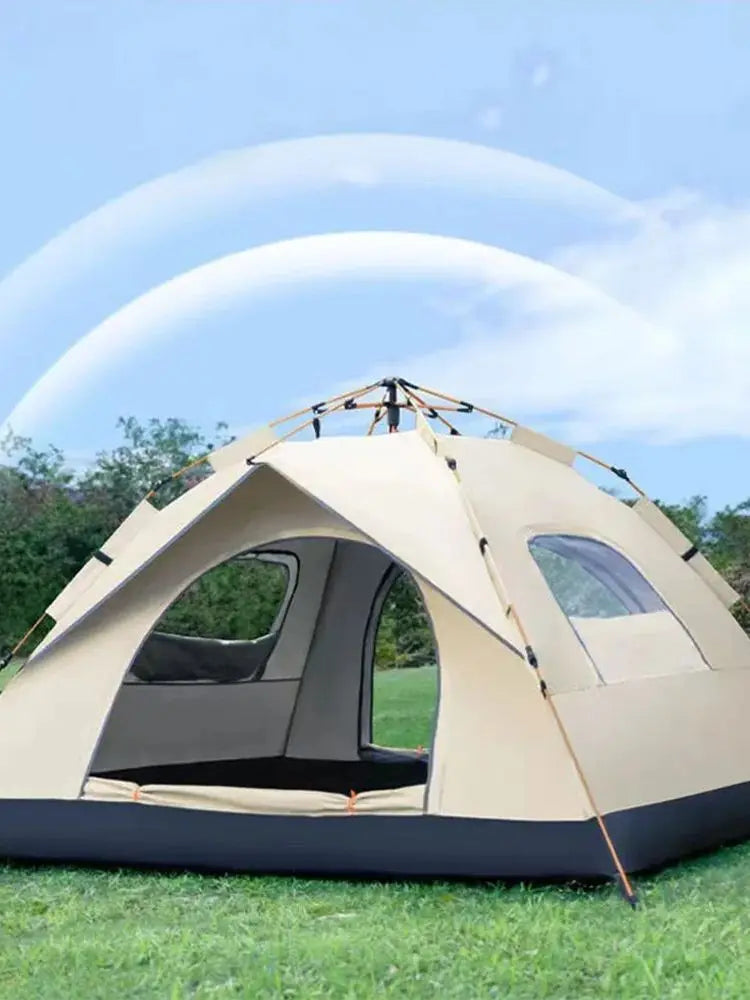 Automatic Quick Opening Camping Tent With Dual Doors