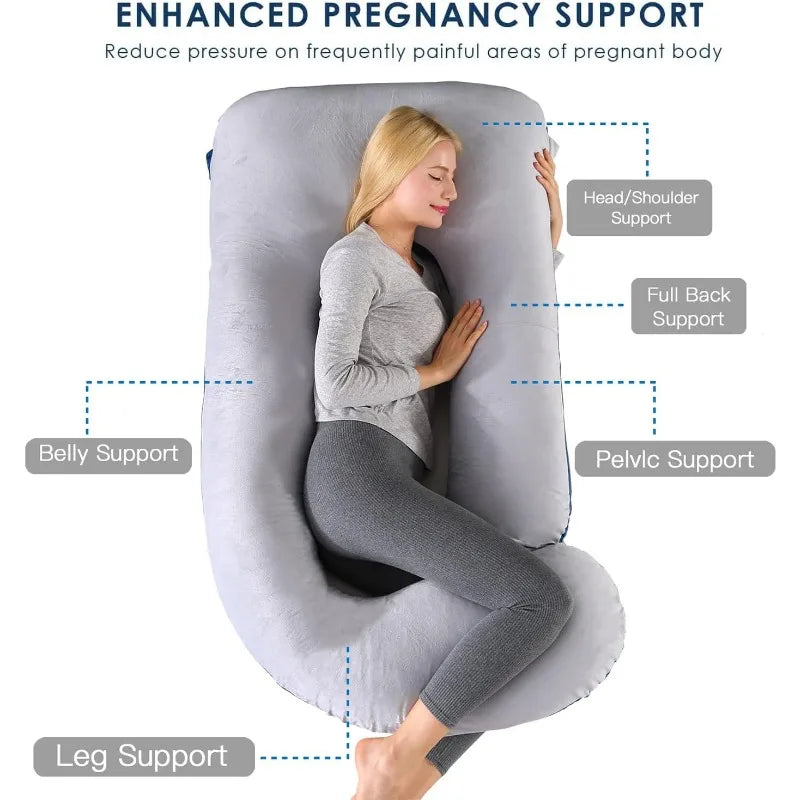 Pregnancy Maternity Pillows for Sleeping 55 Inches U-Shape