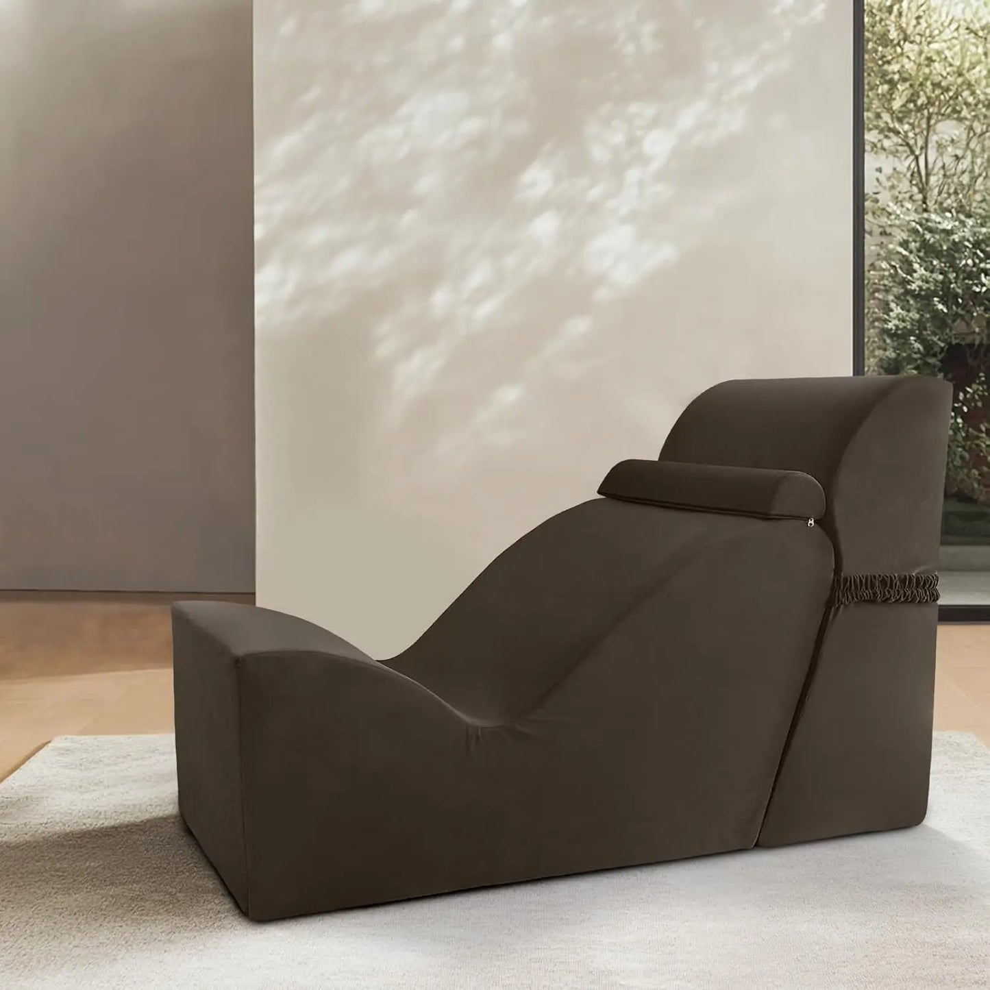 Ergonomic Yoga Chair Chaise Lounge Living Room Meditation Stretching Foam, Customized