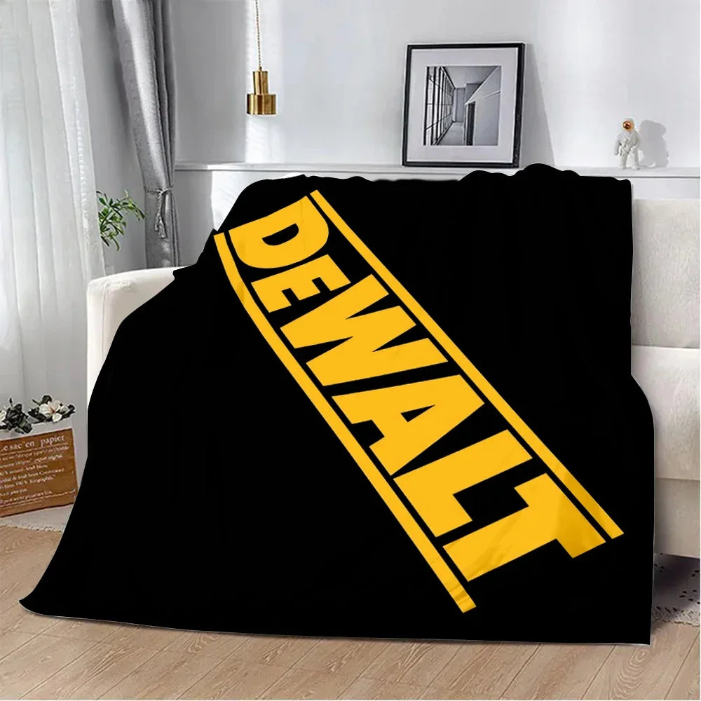 Dewalts Impresso Cobertor para Piquenique, Quente e Macio e Confortável, Viagem Doméstica e Presente de Aniversário, Excelentes