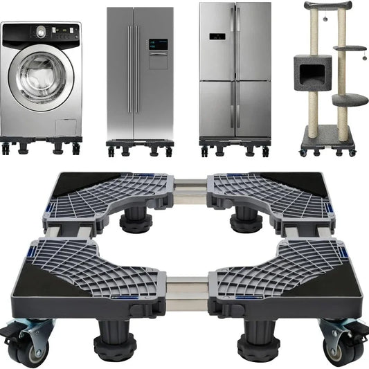 Mobile Fridge Stand Base With Locking Wheels And Feet