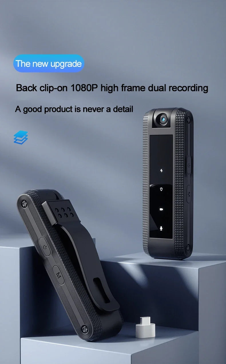 1080P HD DV Professional Bodycam  Mini Body Camera Digital Voice Video Recorder Small Micro Sound Recording Device STTWUNAKE