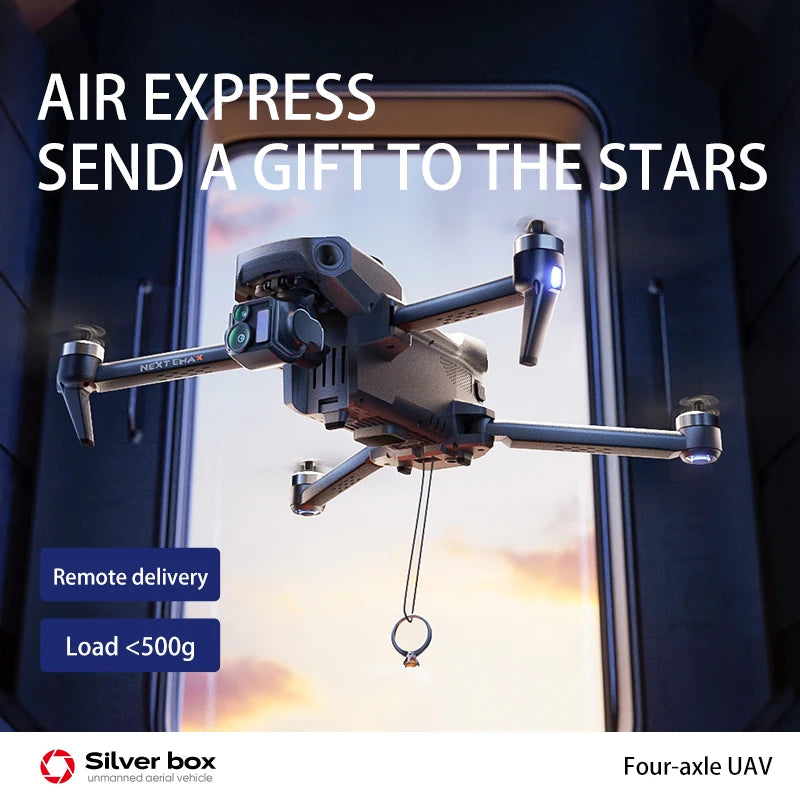 2026 P7 MAX RC GPS Mini Drone 4K 3-Axis Professional Brushless Drone 3-axis Gimbal Digital Transmission Drone With Obstacle Avoidance RC Toy Gifts