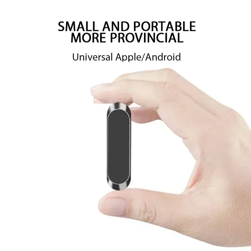 Mini Car Magnetic Phone Holder Stand Portable Universal Bracket Navigation Air Vent Mount for iPhone 16 -12 Samsung S25 Xiaomi