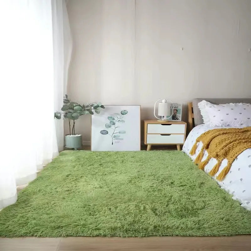 Pink Kids Carpet For Girls Bedroom Decoration Nordic large Living Room's Rugs Fluffy Hall Carpets Soft Plush Nursery Play Mats