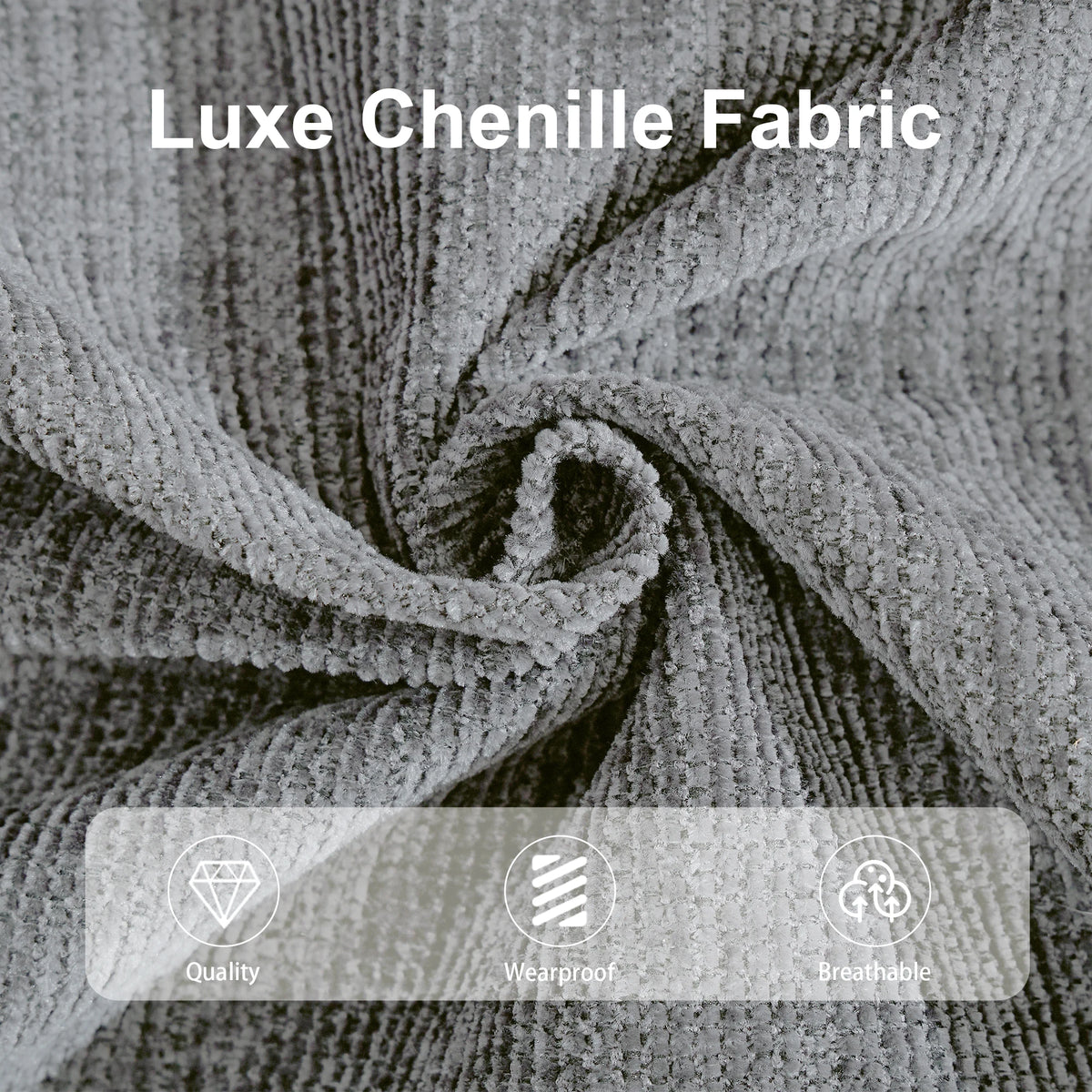 Premium Cloud Chenille Sofa For Elegant Living Room Style