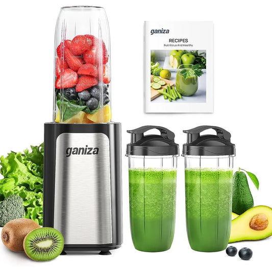 Blender or Smoothies, 14Pcs Personal Blender, Shake and Smoothies, Kitchen with 3 Portable Cups (1x24oz & 2X17oz), Single Serve