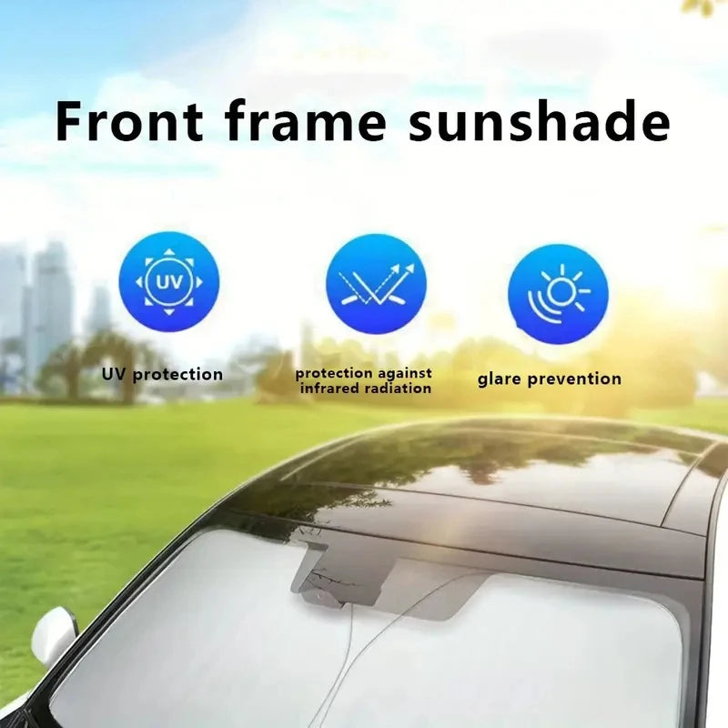 Car Window Sunshade Cover Sun Shade Windshield Visor Protector Windscreen Folding Auto UV Protection Curtain Styling Accessories