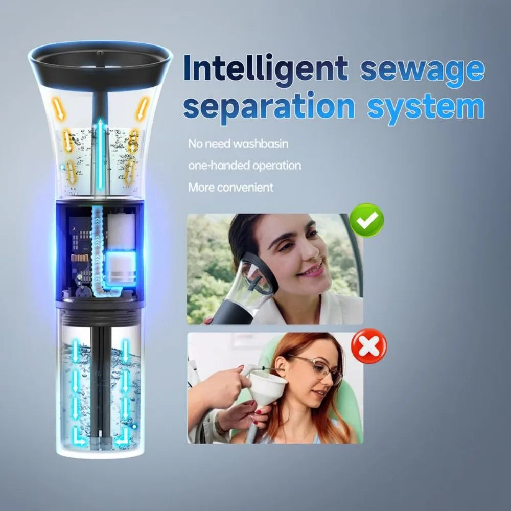 Duo He One Belt Replacement Silicone Head is a household portable ear wash and electric earwax cleaning tool. Four modes can mee