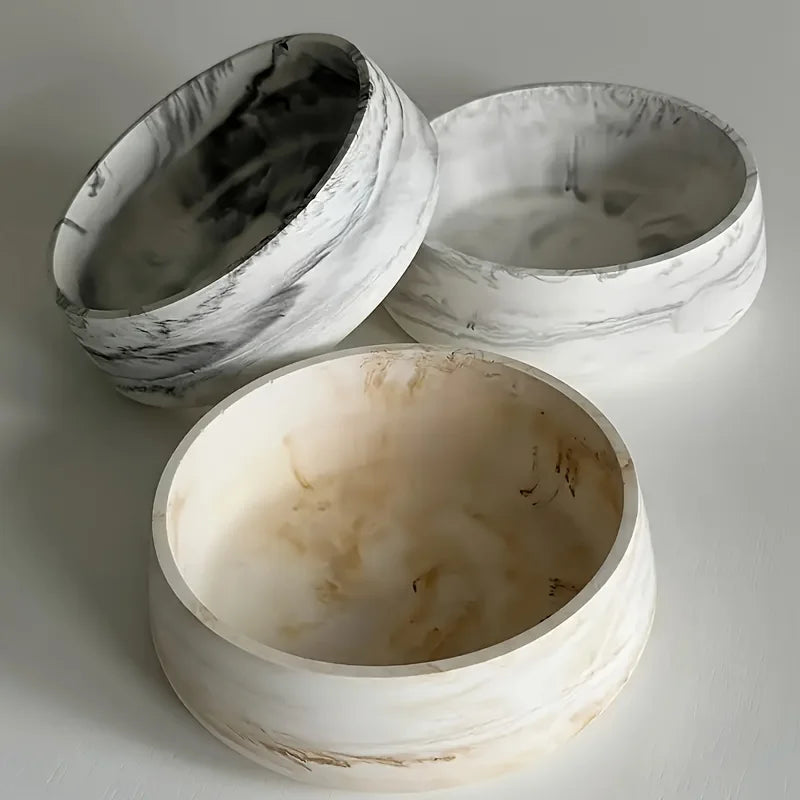 Resin casting molds, round bowl silicone molds, and plaster candle holders for baking，perfect for gifts, flower pots, arts and