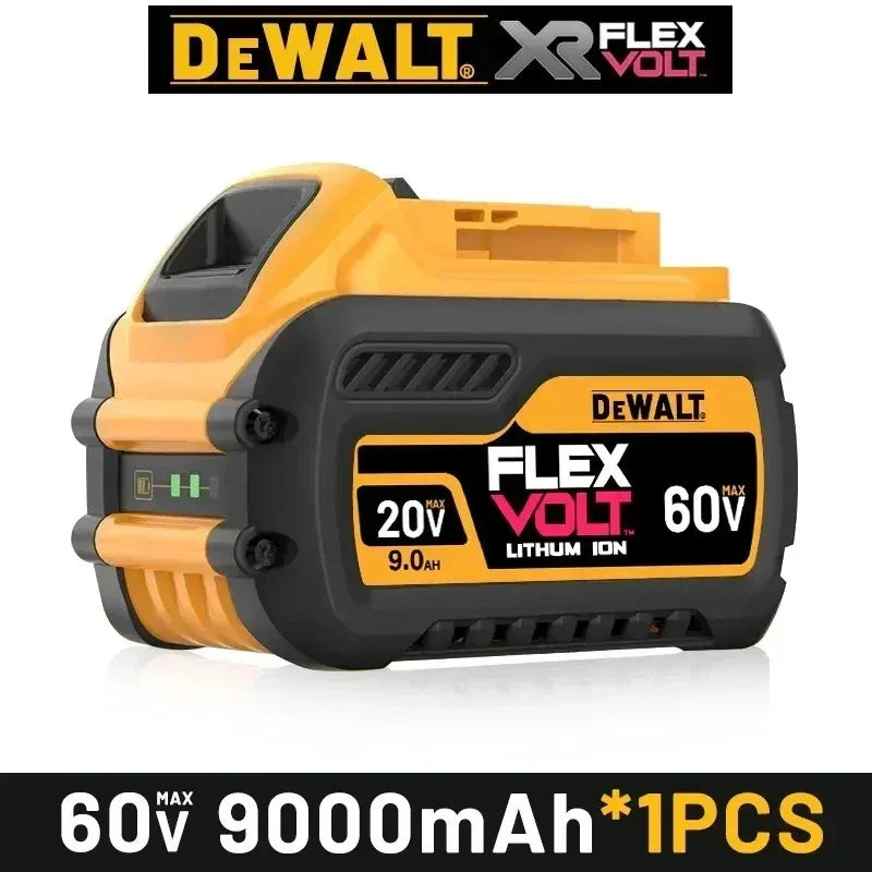 DeWALT 100% Original Battery 20V/60V 9000mAh MAX FlexVolt for DCB200 DCB205 DCB206 DCB209 DCB182 Power Tool Battery Air Transpor
